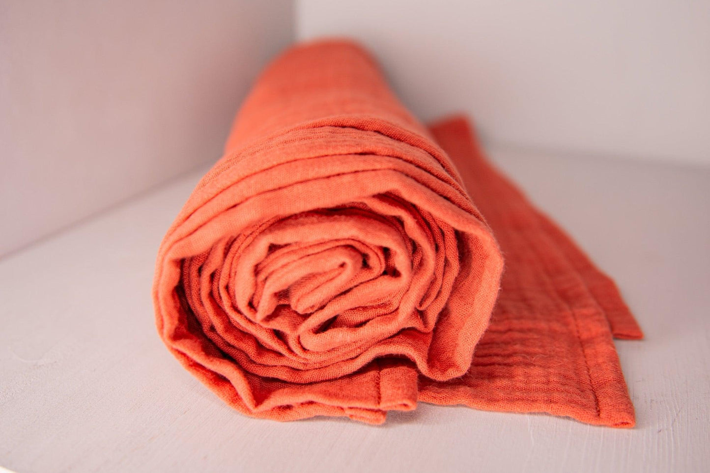 Musselin Schal *Ginger Red* - MalaSariLove