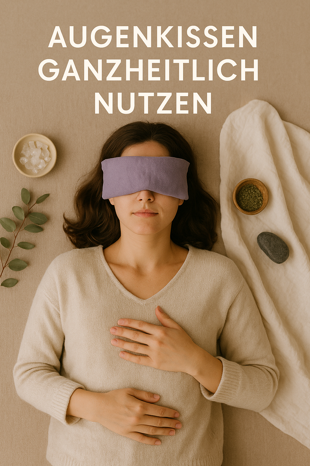Wie du ein Augenkissen verwendest: 5 kraftvolle Anwendungen für Entspannung & Meditation