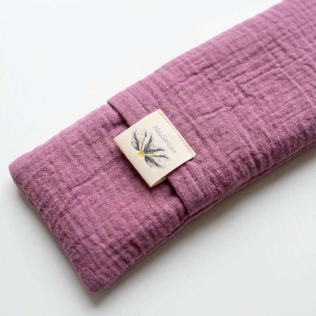 Augenkissen-Hülle – Weicher Musselinbezug | div. Farben | MalaSariLove